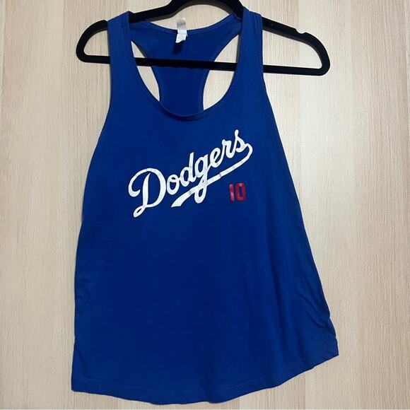 Dodgers Blue #10 Tank Top - Picture 1 of 2